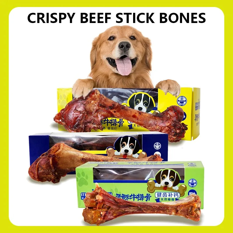 Crispy Beef Dog Chew – Large, Nutritious & Flavorful