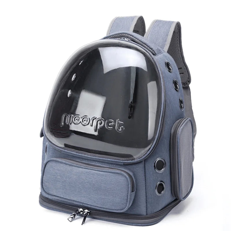 ClearPaws – Transparent Pet Backpack