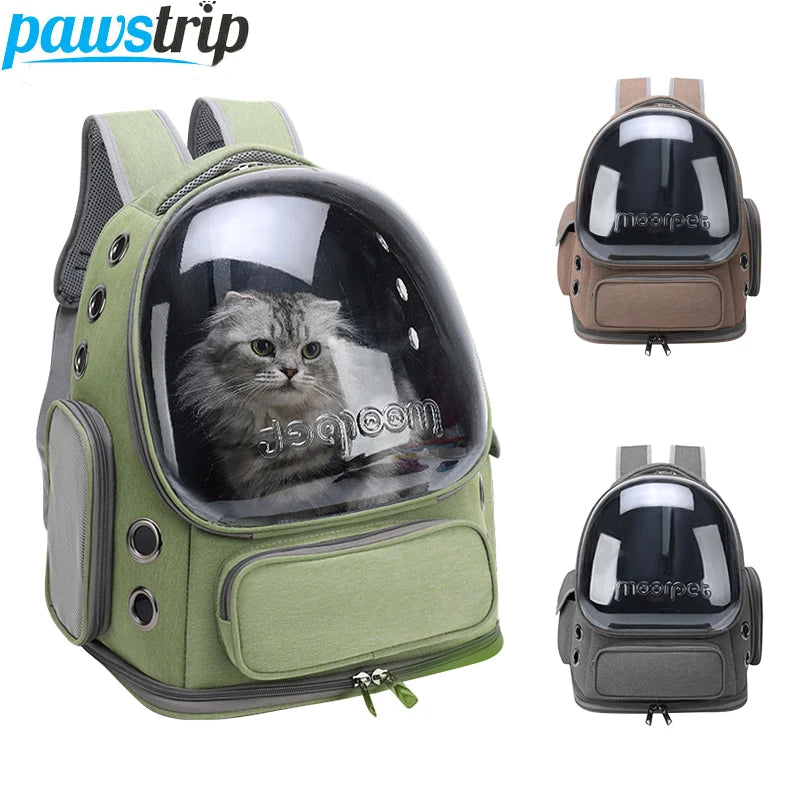 ClearPaws – Transparent Pet Backpack