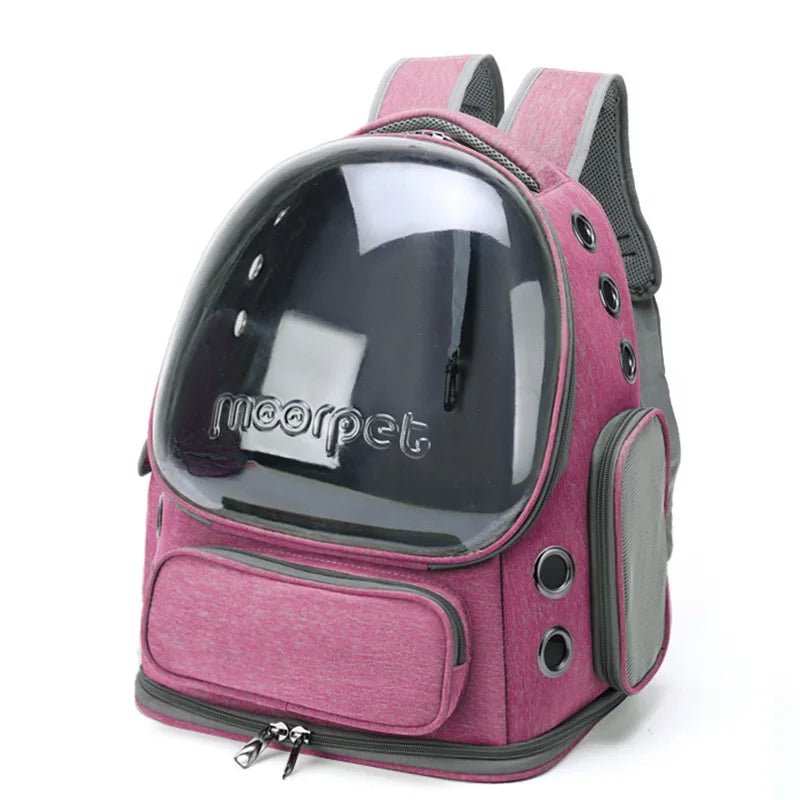 ClearPaws – Transparent Pet Backpack