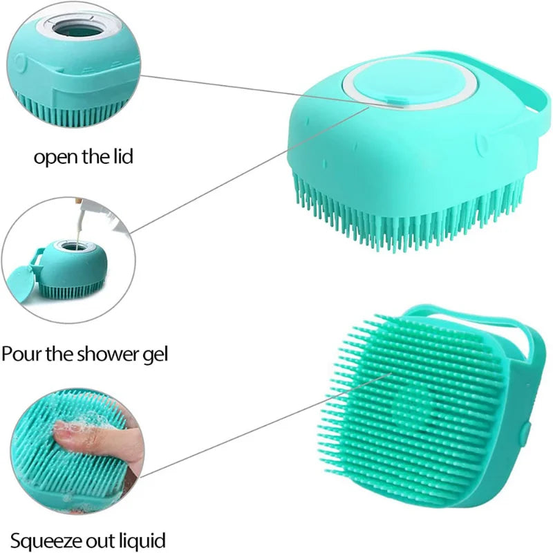 PawScrub – Soft Pet Bath Brush
