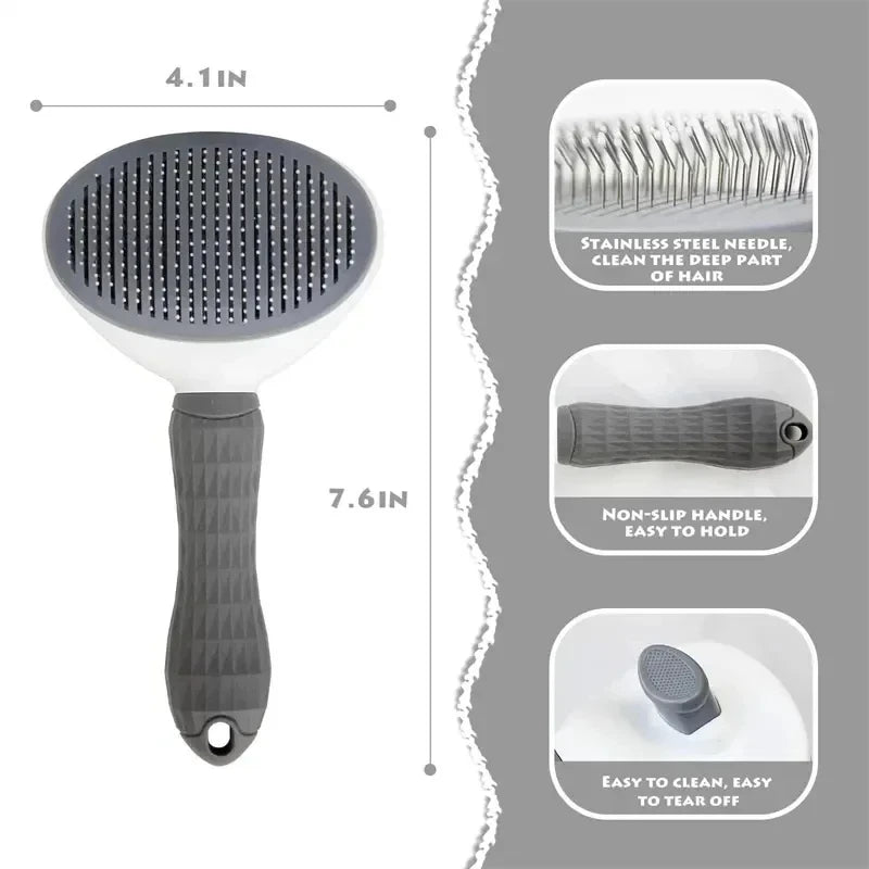 FurMate – Self-Cleaning Grooming Brush
