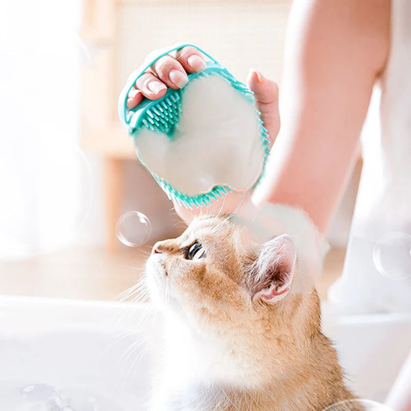 PawScrub – Soft Pet Bath Brush