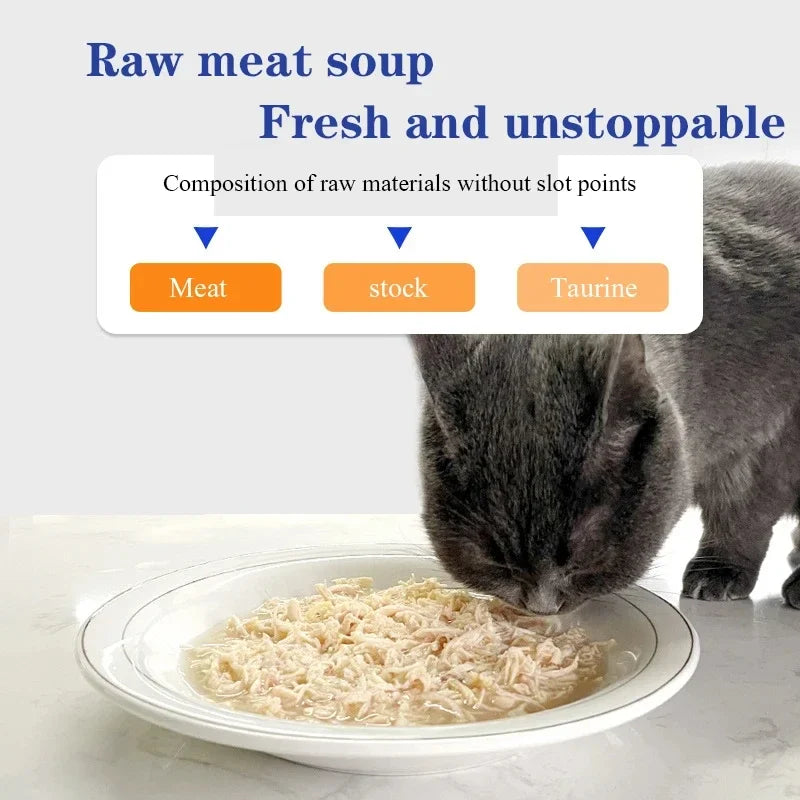 Chicken & Duck Wet Cat Food – Hydrating 85g Cans