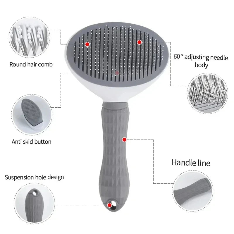 FurMate – Self-Cleaning Grooming Brush